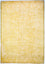 Designer tæppe - 202 x 140 cm - guld