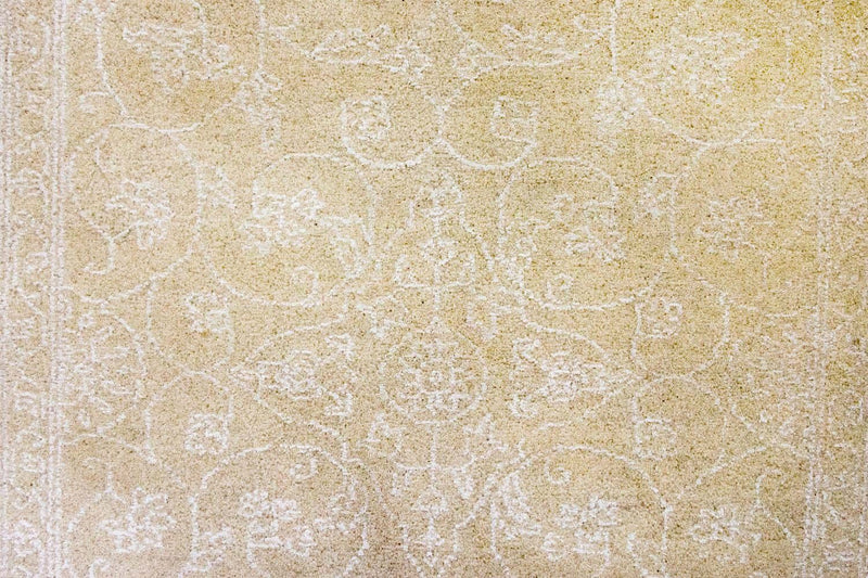 Designer tæppe - 202 x 140 cm - guld