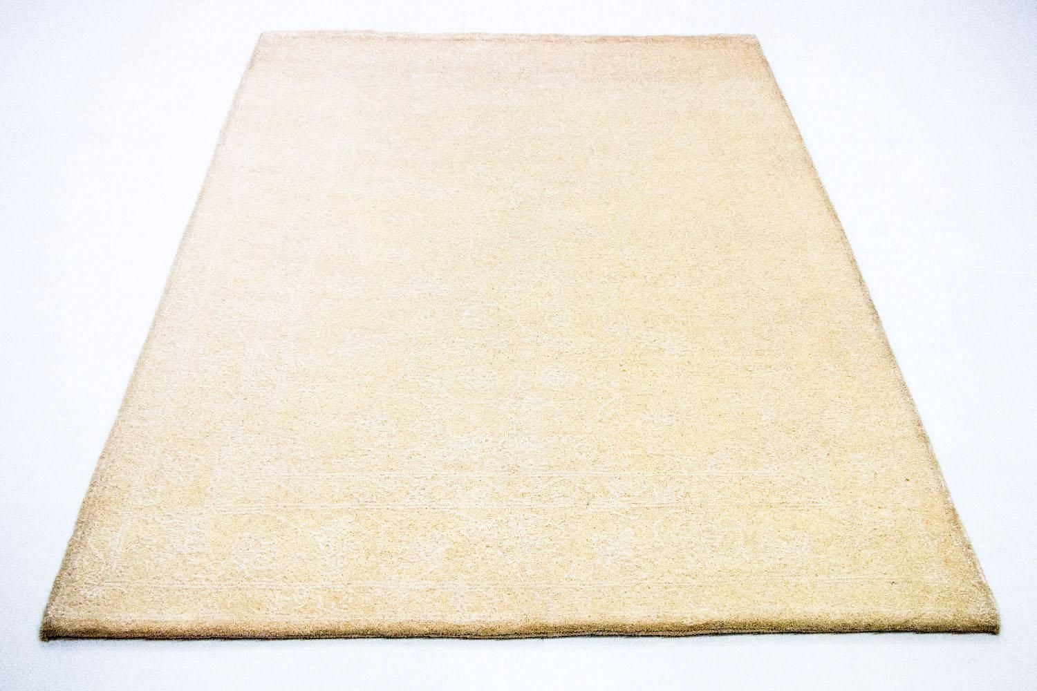 Designer tæppe - 202 x 140 cm - guld