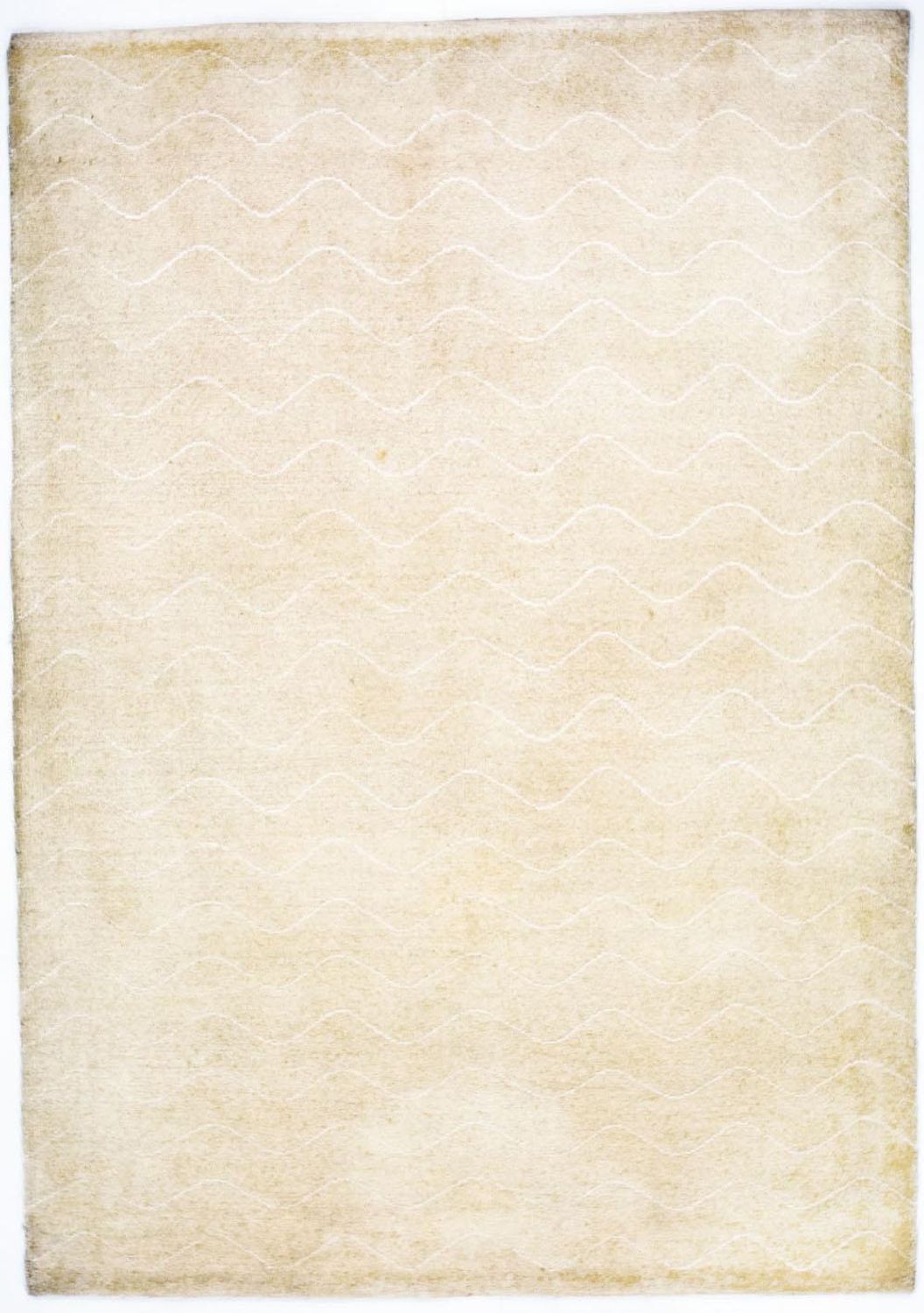 Gabbeh-tæppe - Indus - 203 x 140 cm - beige