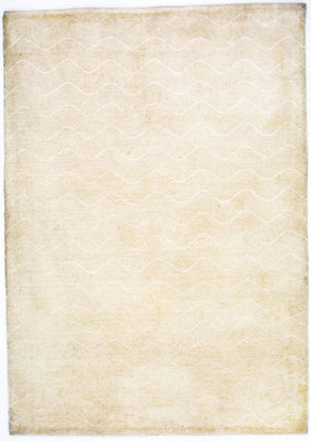 Gabbeh-tæppe - Indus - 203 x 140 cm - beige