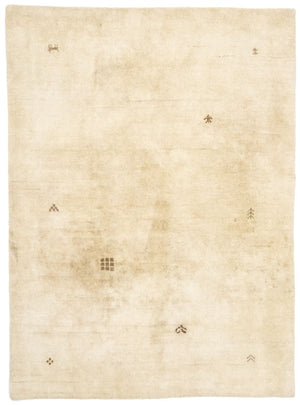 Uldtæppe - 195 x 140 cm - beige
