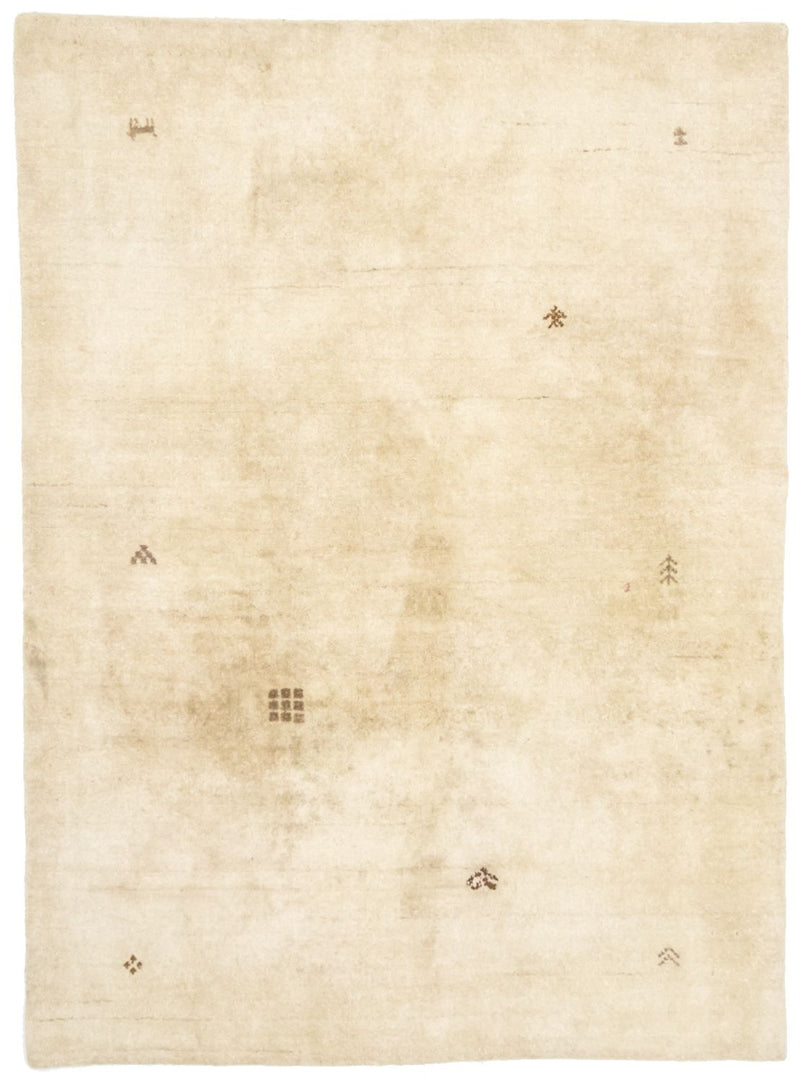 Uldtæppe - 195 x 140 cm - beige
