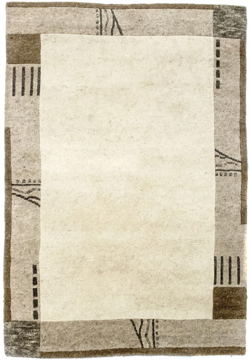 Nepal Tæppe - 174 x 122 cm - beige