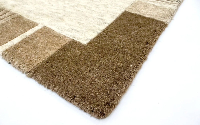 Nepal Tæppe - 183 x 118 cm - beige