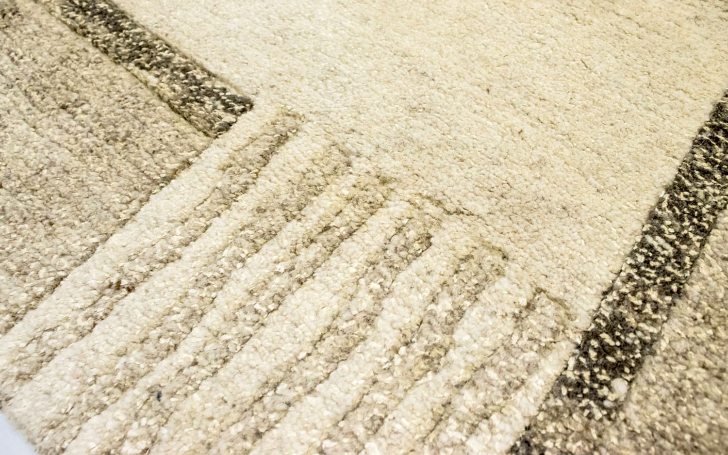 Nepal Tæppe - 173 x 122 cm - beige