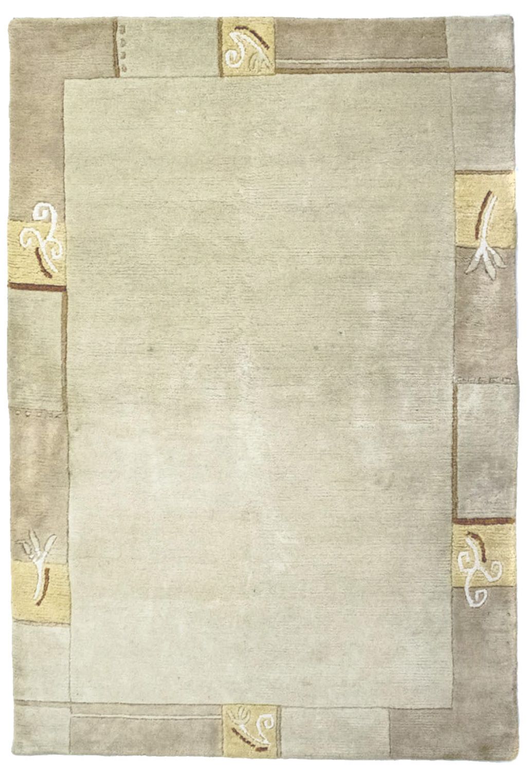 Nepal Tæppe - 180 x 124 cm - beige