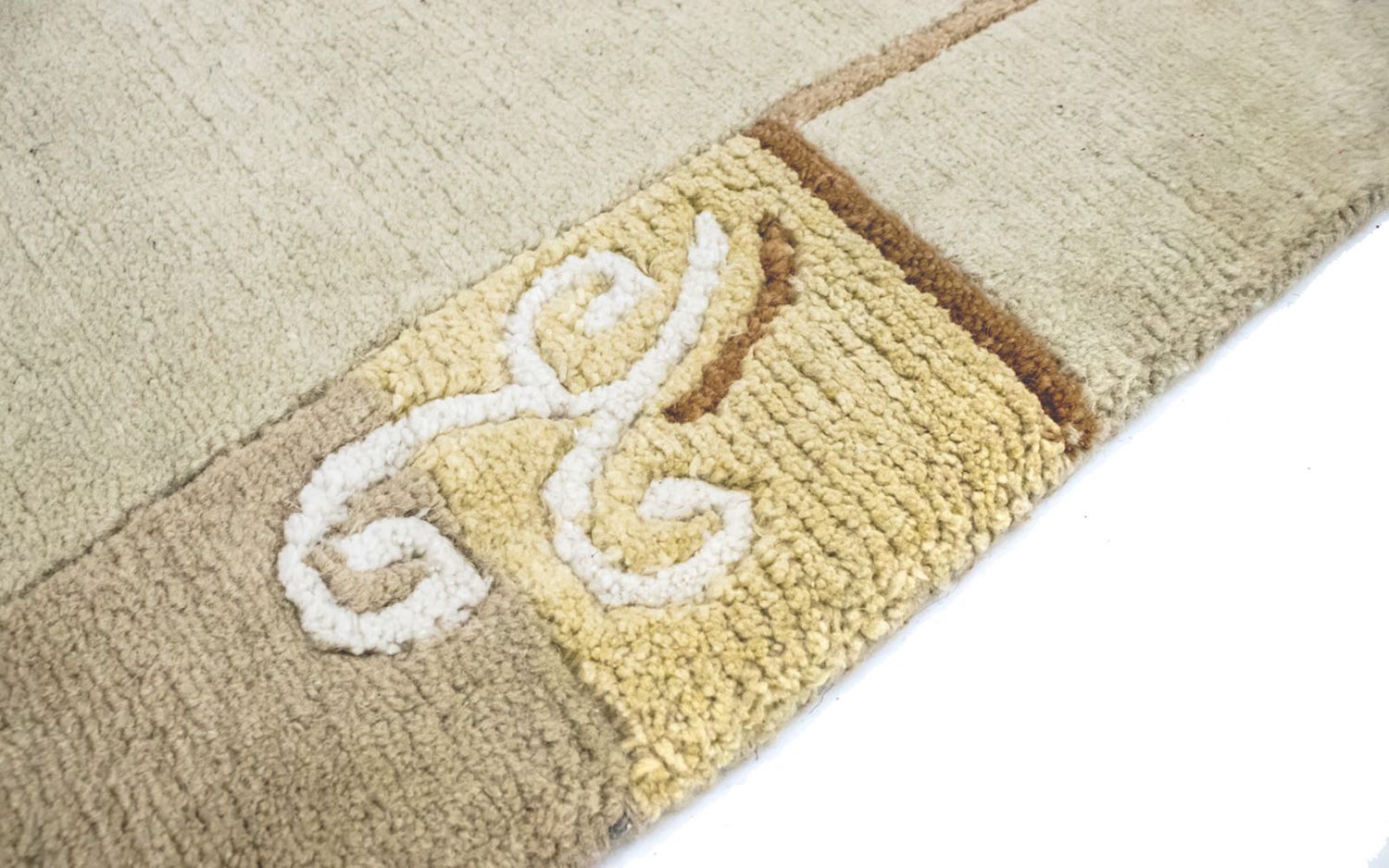 Nepal Tæppe - 180 x 124 cm - beige