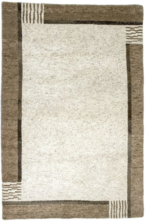 Nepal Tæppe - 178 x 120 cm - beige