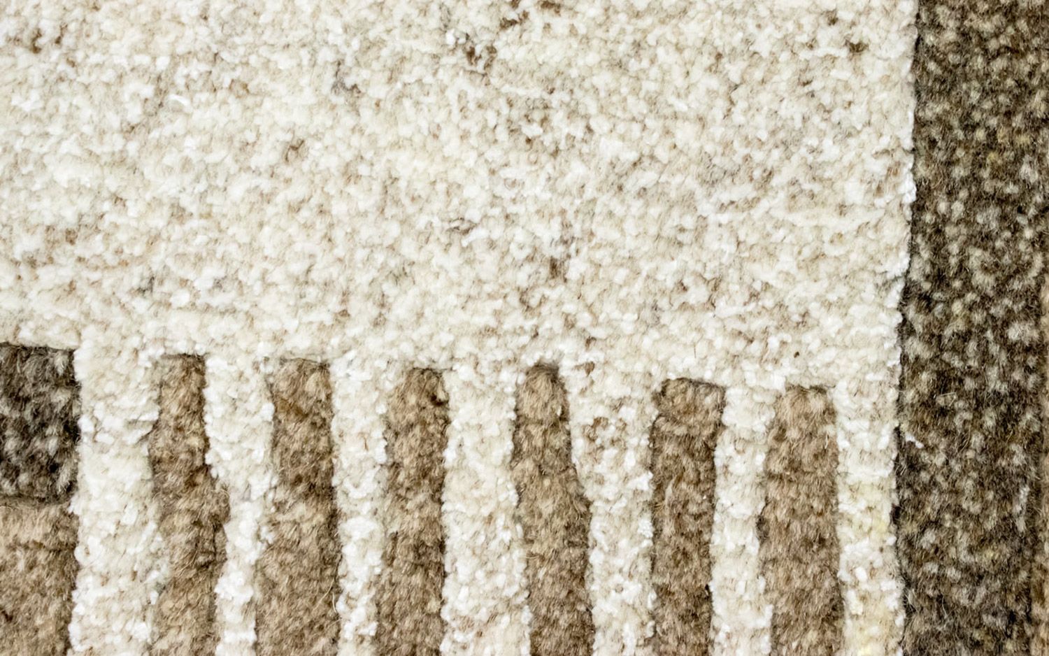 Nepal Tæppe - 178 x 120 cm - beige