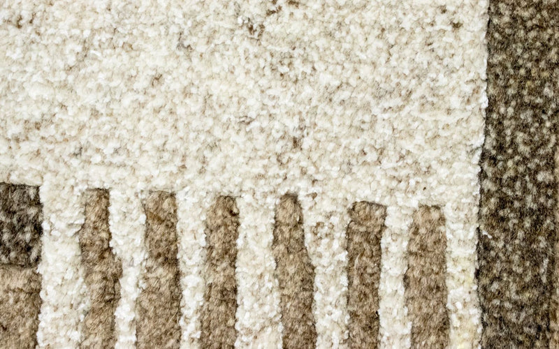 Nepal Tæppe - 178 x 120 cm - beige