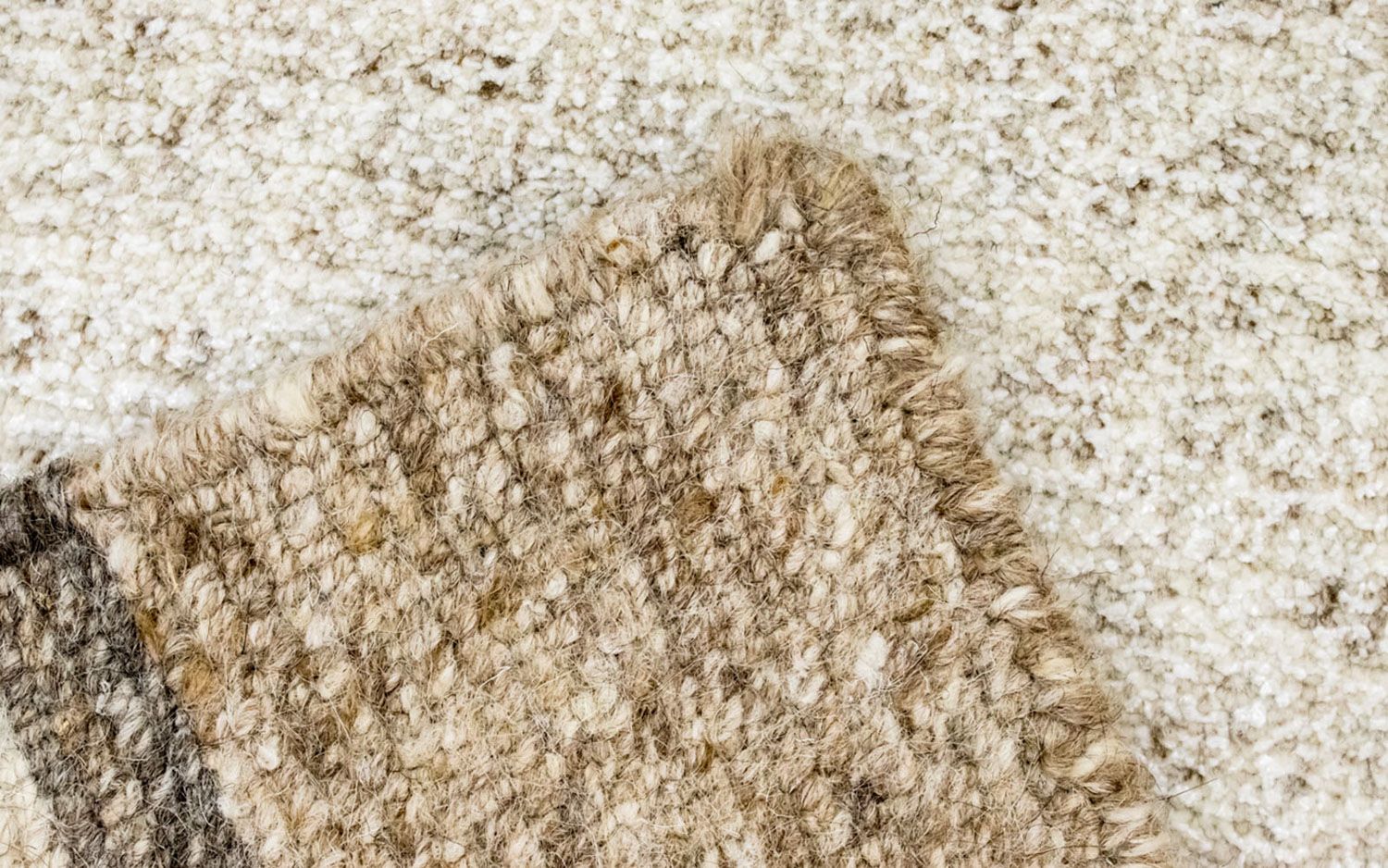 Nepal Tæppe - 178 x 120 cm - beige