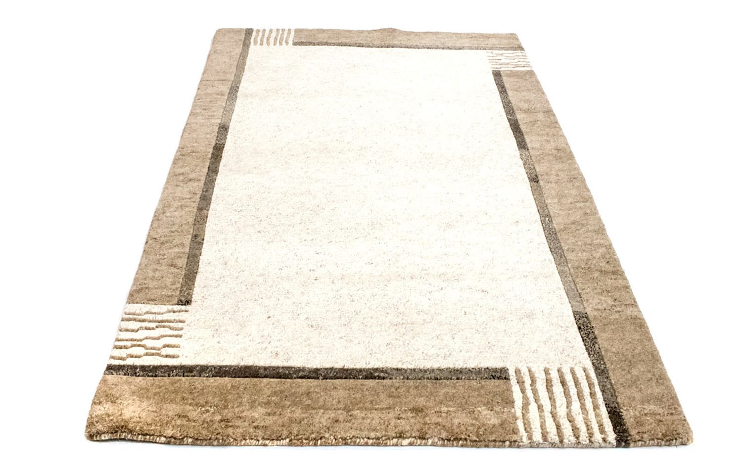 Nepal Tæppe - 178 x 120 cm - beige