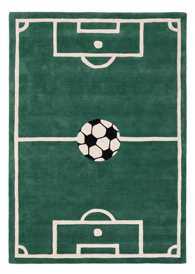 Fodboldbane Børnetæppe
