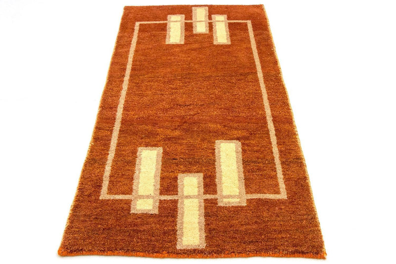 Gabbeh-tæppe - Indus - 140 x 70 cm - orange