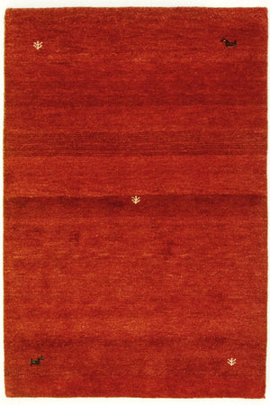 Gabbeh-tæppe - Indus - 182 x 119 cm - rød