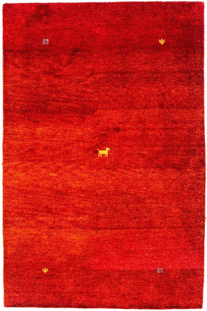 Gabbeh-tæppe - Indus - 176 x 118 cm - rød