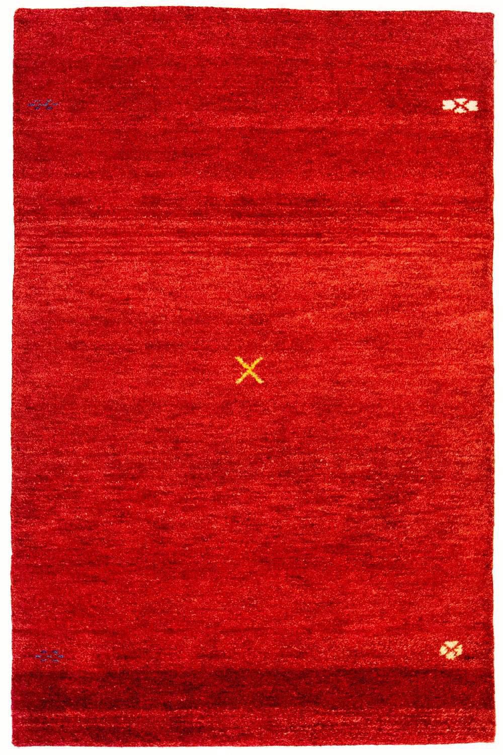 Gabbeh-tæppe - Indus - 182 x 115 cm - rød