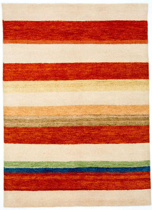 Gabbeh-tæppe - Indus - 196 x 139 cm - farvet