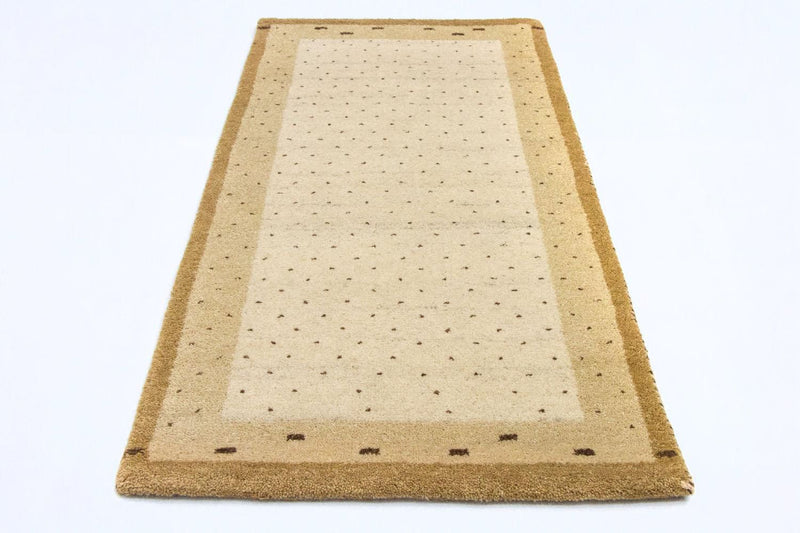 Gabbeh-tæppe - Indus - 136 x 72 cm - beige