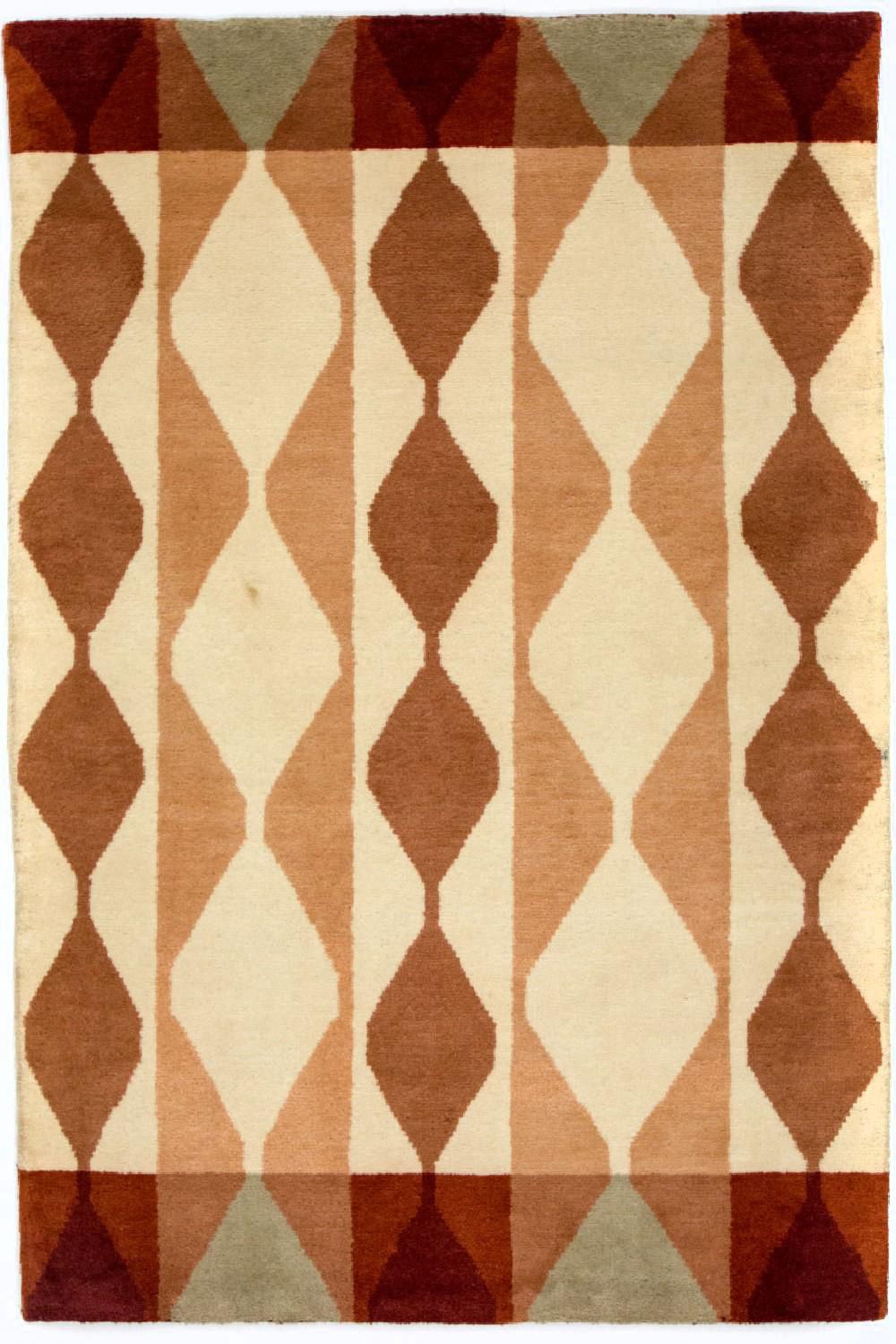 Gabbeh-tæppe - Indus - 182 x 119 cm - flerfarvet
