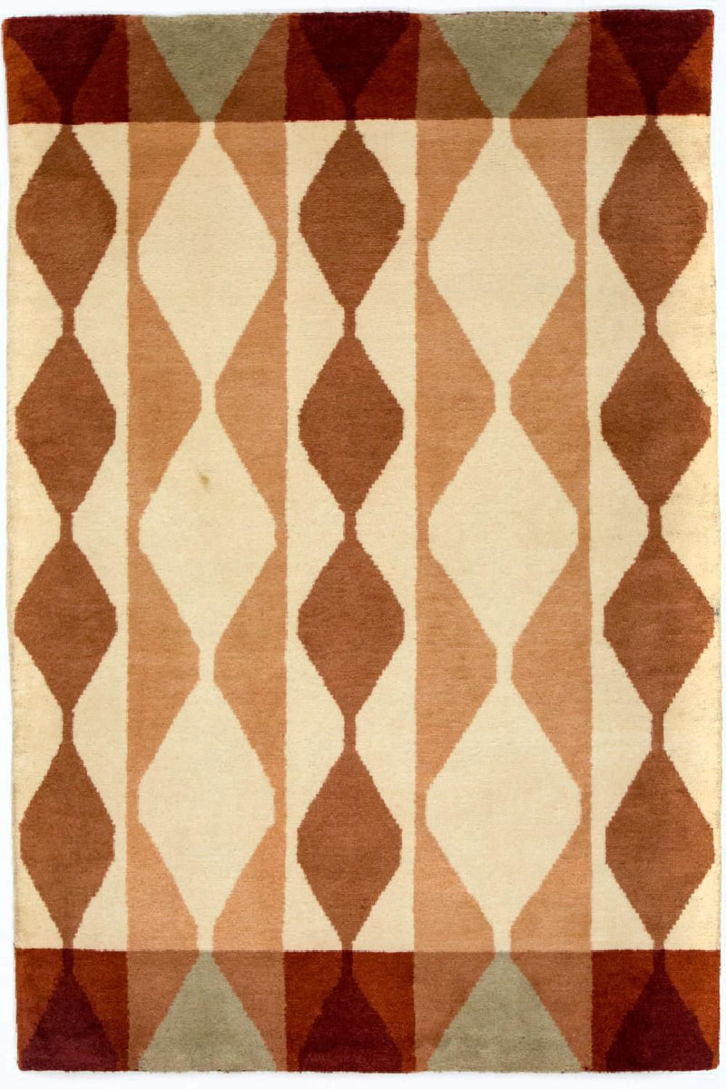 Gabbeh-tæppe - Indus - 182 x 119 cm - flerfarvet