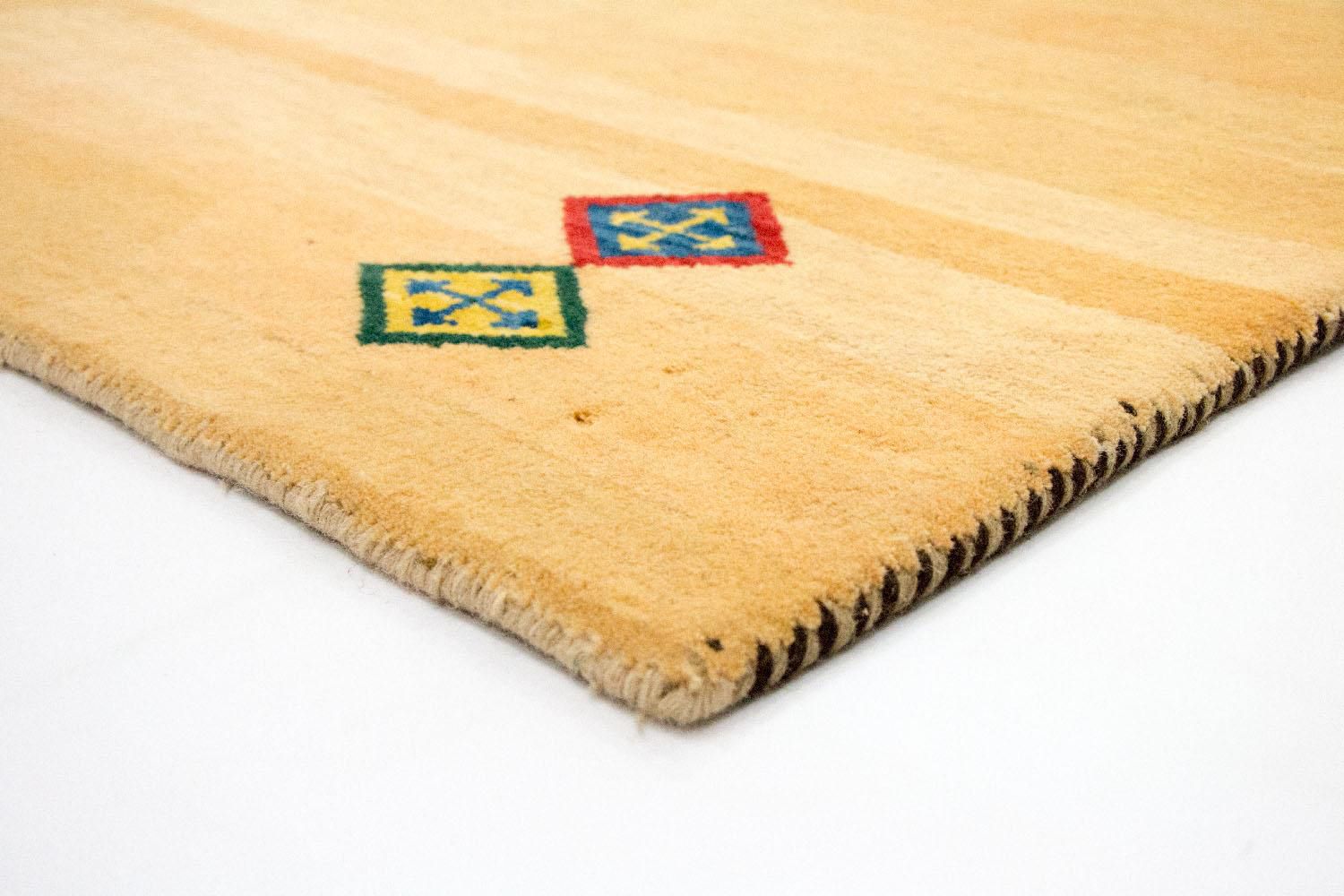 Gabbeh-tæppe - Indus - 193 x 121 cm - guld