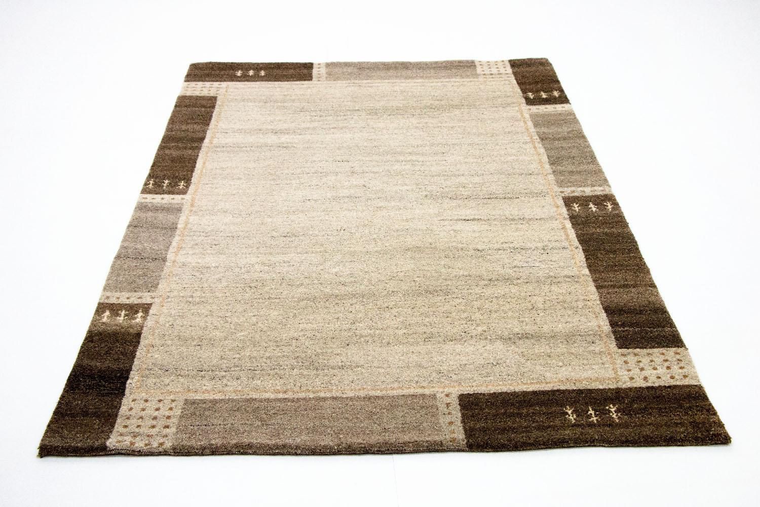 Gabbeh-tæppe - Indus - 200 x 139 cm - beige