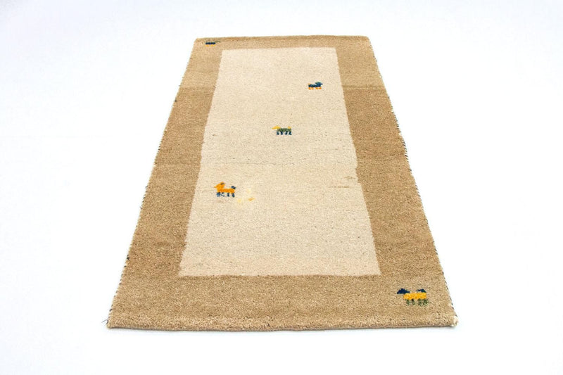 Gabbeh-tæppe - Indus - 140 x 70 cm - beige