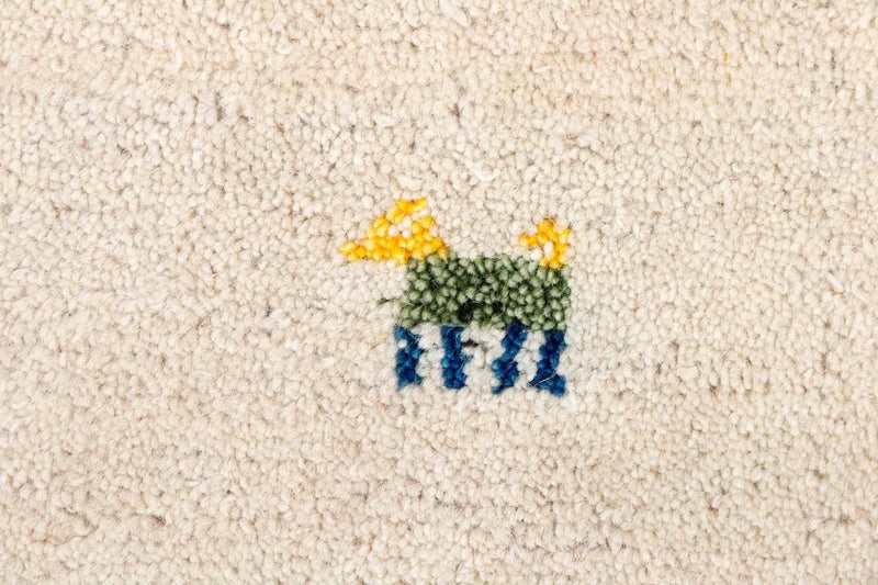 Gabbeh-tæppe - Indus - 140 x 70 cm - beige