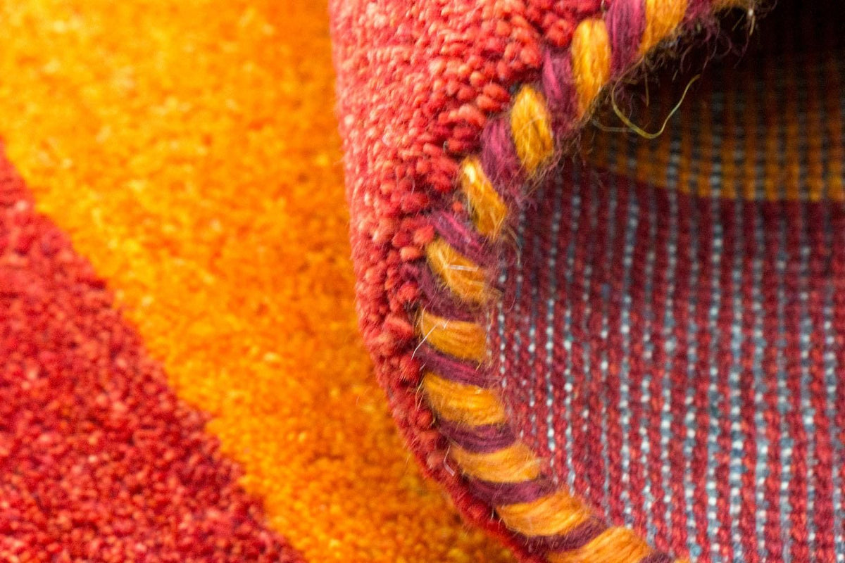 Gabbeh-tæppe - Indus - 160 x 93 cm - orange