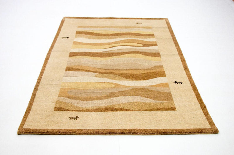 Gabbeh-tæppe - Indus - 203 x 140 cm - flerfarvet