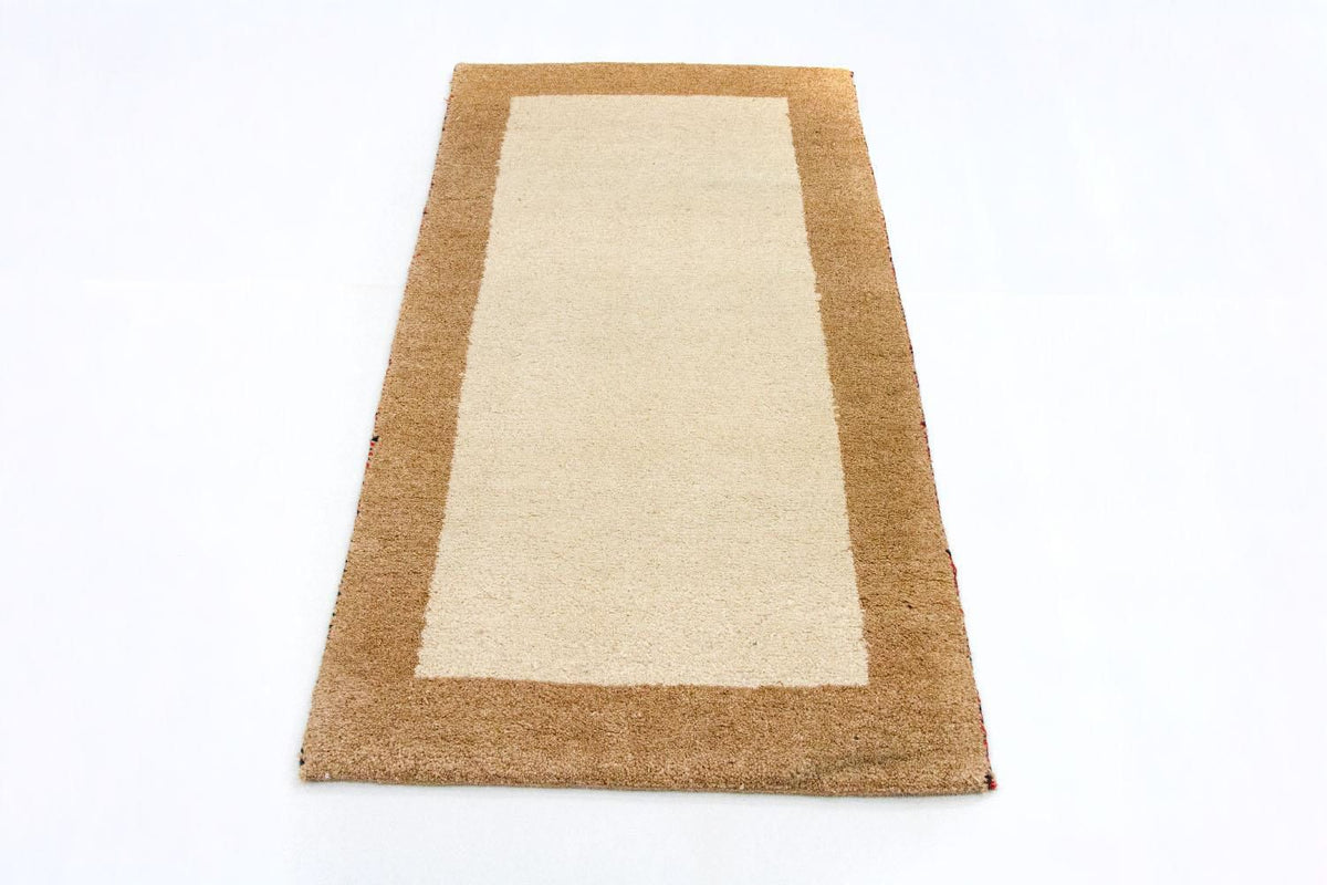 Gabbeh-tæppe - Indus - 132 x 68 cm - beige