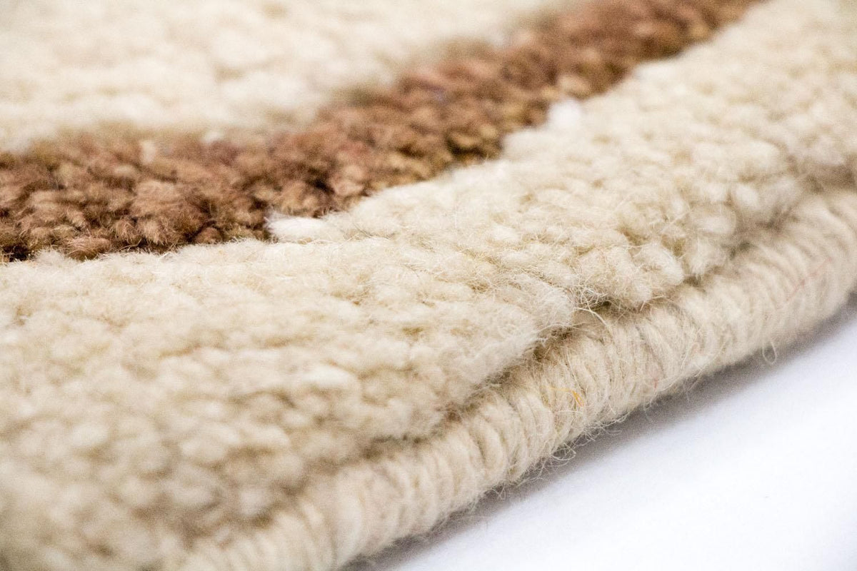 Gabbeh-tæppe - Indus - 228 x 155 cm - beige