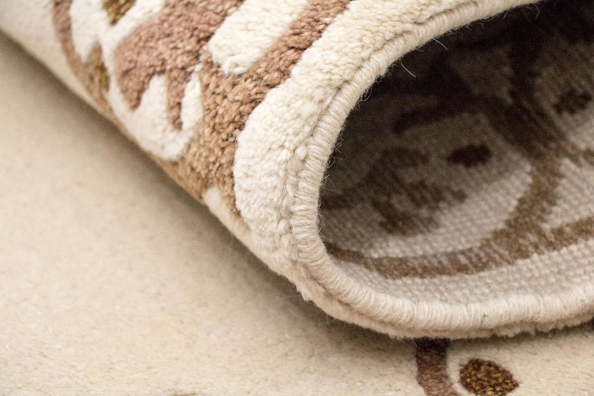 Gabbeh-tæppe - Indus - 228 x 155 cm - beige