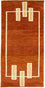 Gabbeh-tæppe - Indus - 140 x 70 cm - rust