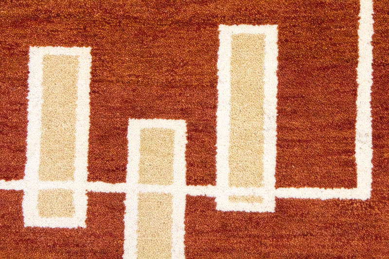 Gabbeh-tæppe - Indus - 140 x 70 cm - rust