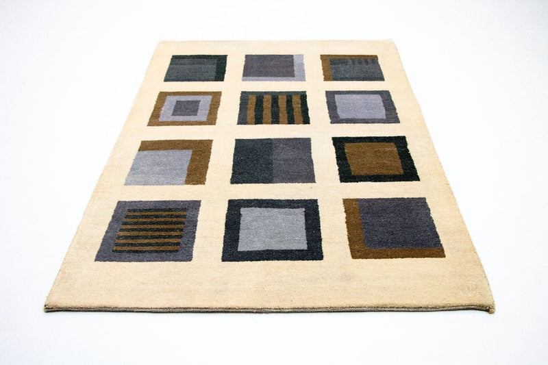 Gabbeh-tæppe - Indus - 204 x 135 cm - beige