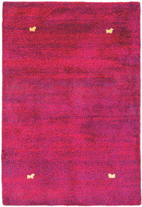 Gabbeh-tæppe - Indus - 205 x 140 cm - pink