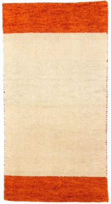 Gabbeh-tæppe - Indus - 140 x 70 cm - beige