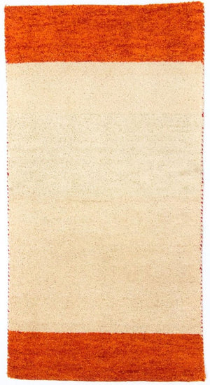 Gabbeh-tæppe - Indus - 140 x 70 cm - beige