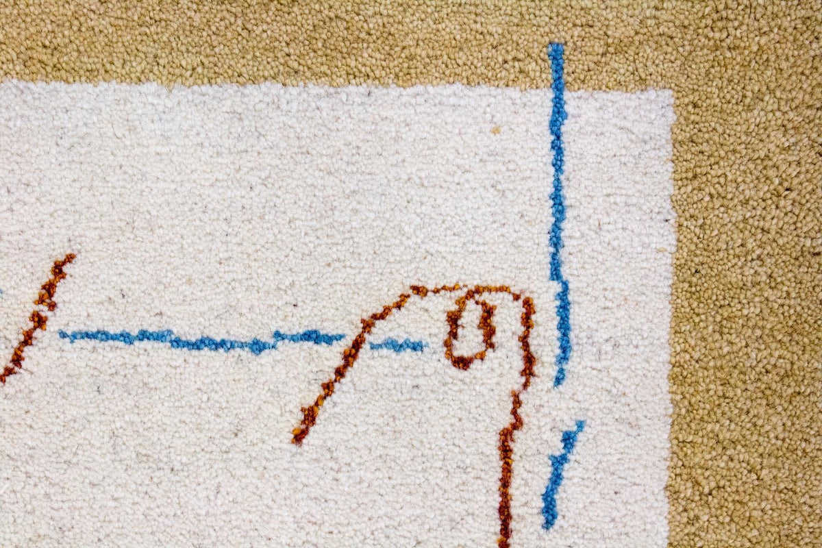 Gabbeh-tæppe - Indus - 140 x 70 cm - beige