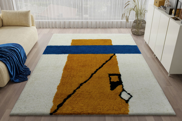 Uldtæppe - Marrakesh Sunray - rektangulær