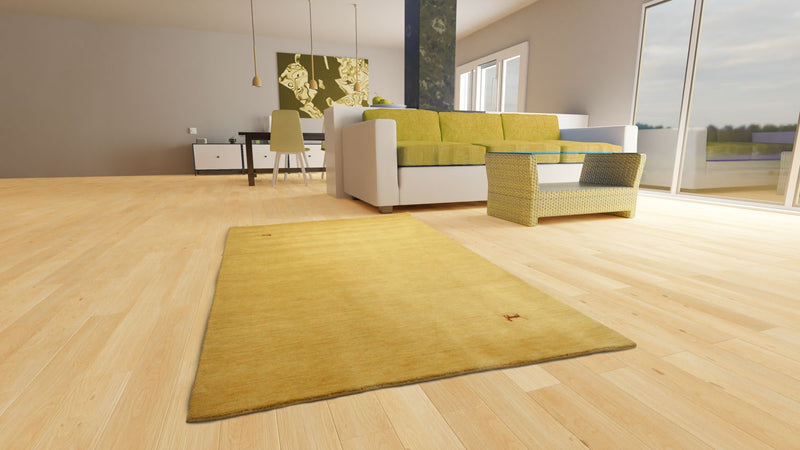 Gabbeh-tæppe - Indus - 250 x 200 cm - guld