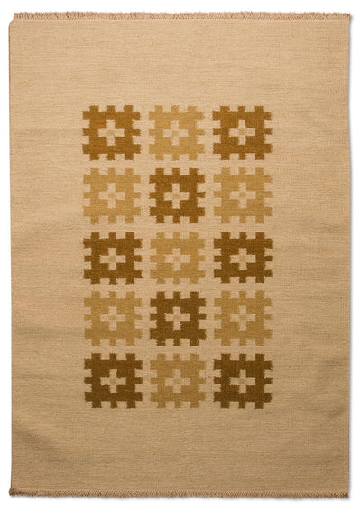 Moderne kilim Tæppe Erana - Uldtæppe