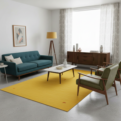 Gabbeh-tæppe - Indus - Sahara - rektangulær