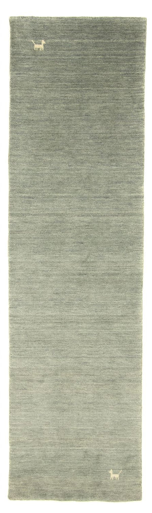 Løber Gabbeh-tæppe - Indus - 200 x 80 cm - grå