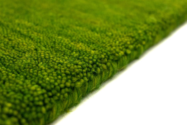 Gabbeh-tæppe - Indus rundt  - 200 x 200 cm - grøn