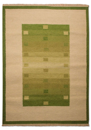 Kelim-tæppe - Trendy - 180 x 120 cm - grøn
