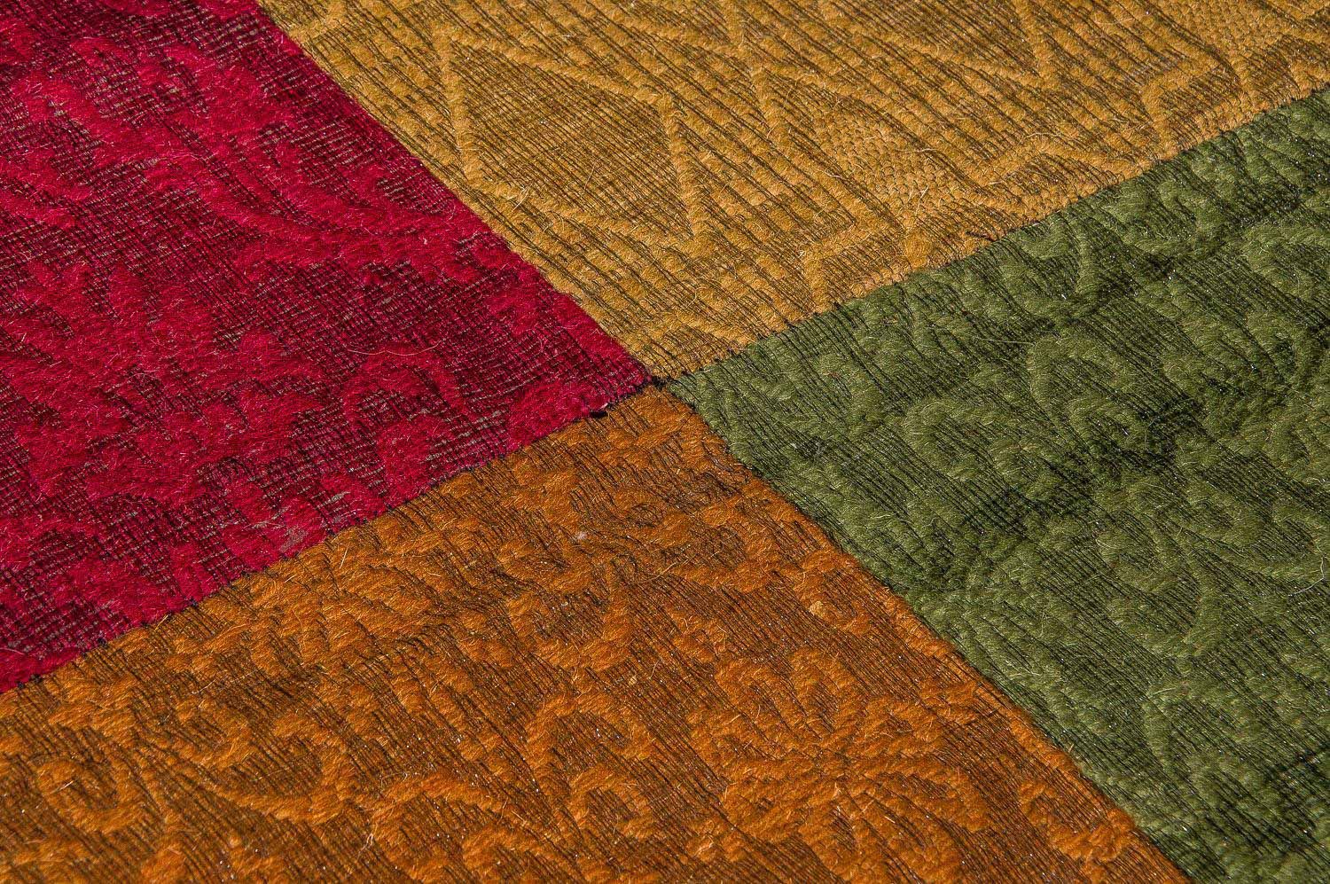 Patchwork-tæppe - 300 x 200 cm - farvet